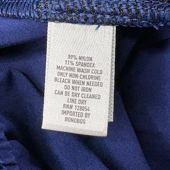 NWT Bonobos Womens Blue Drawstring Waist Night Train The Rec Swim Shorts Sz L - Picture 10 of 11